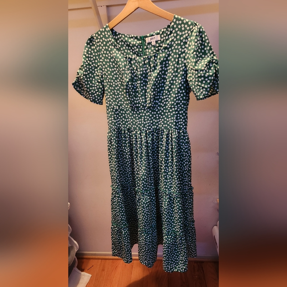 Limerick Dress | Green Midi Dress